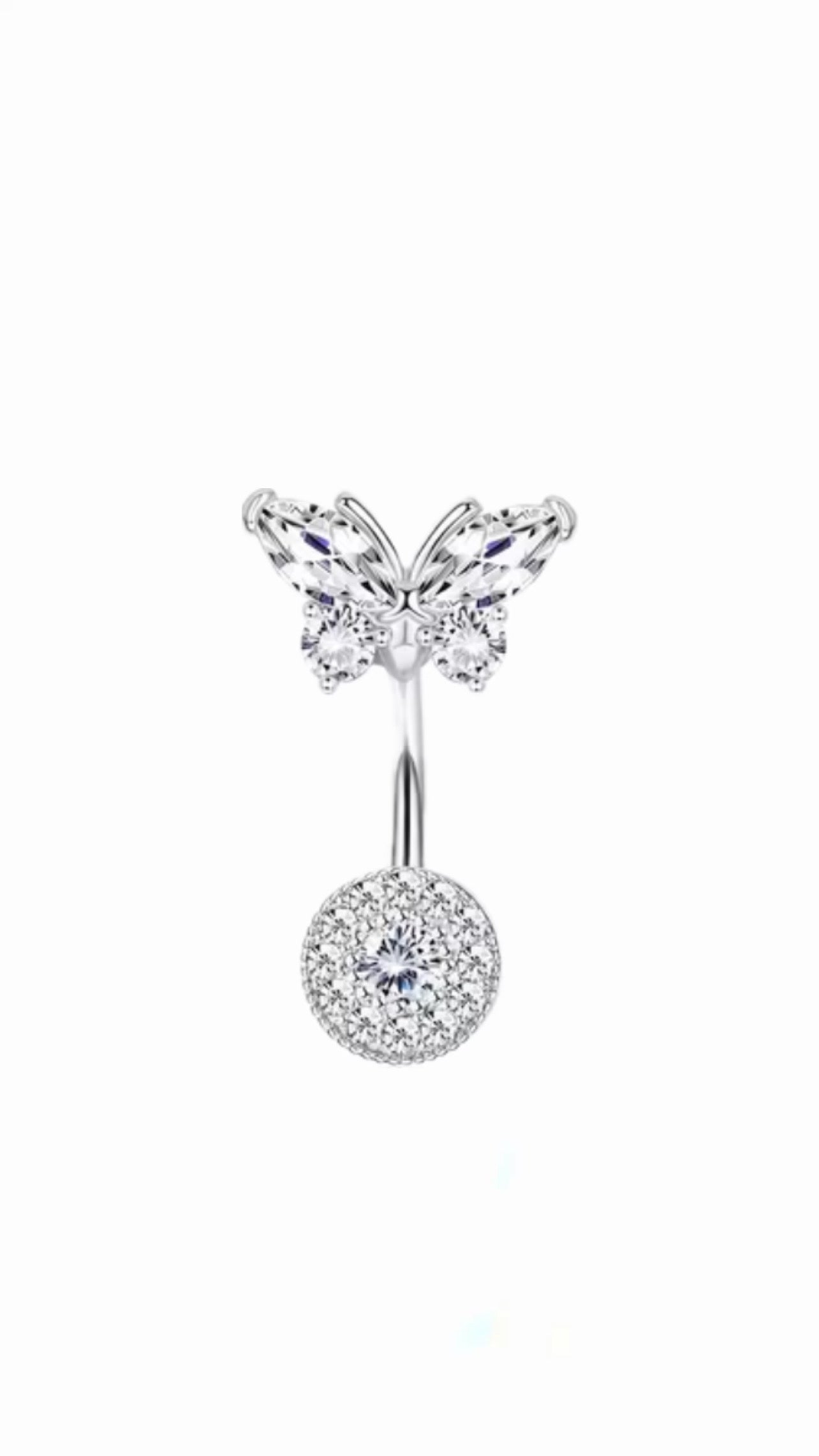Butterfly Navel Piercing