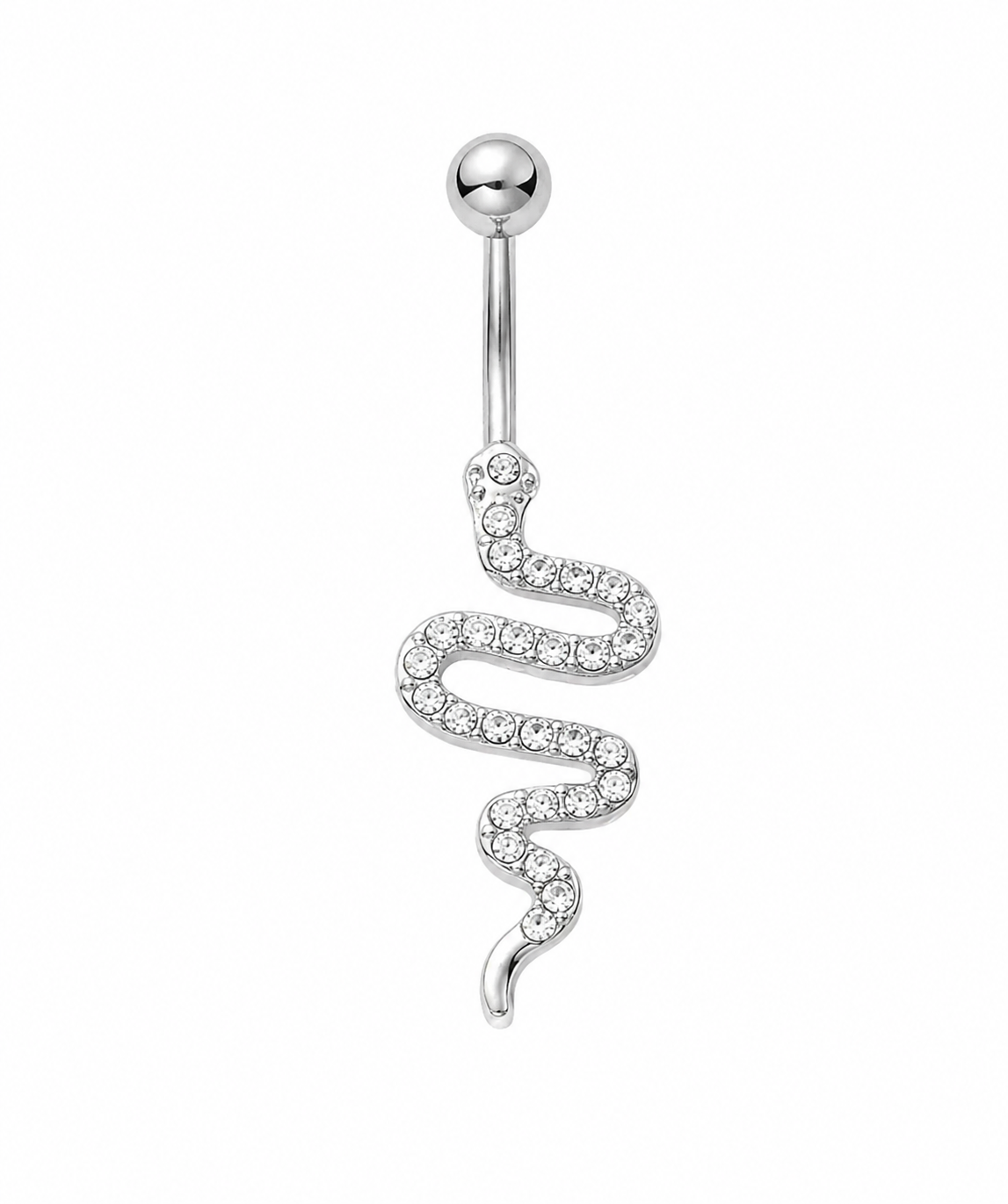 Snake belly piercing